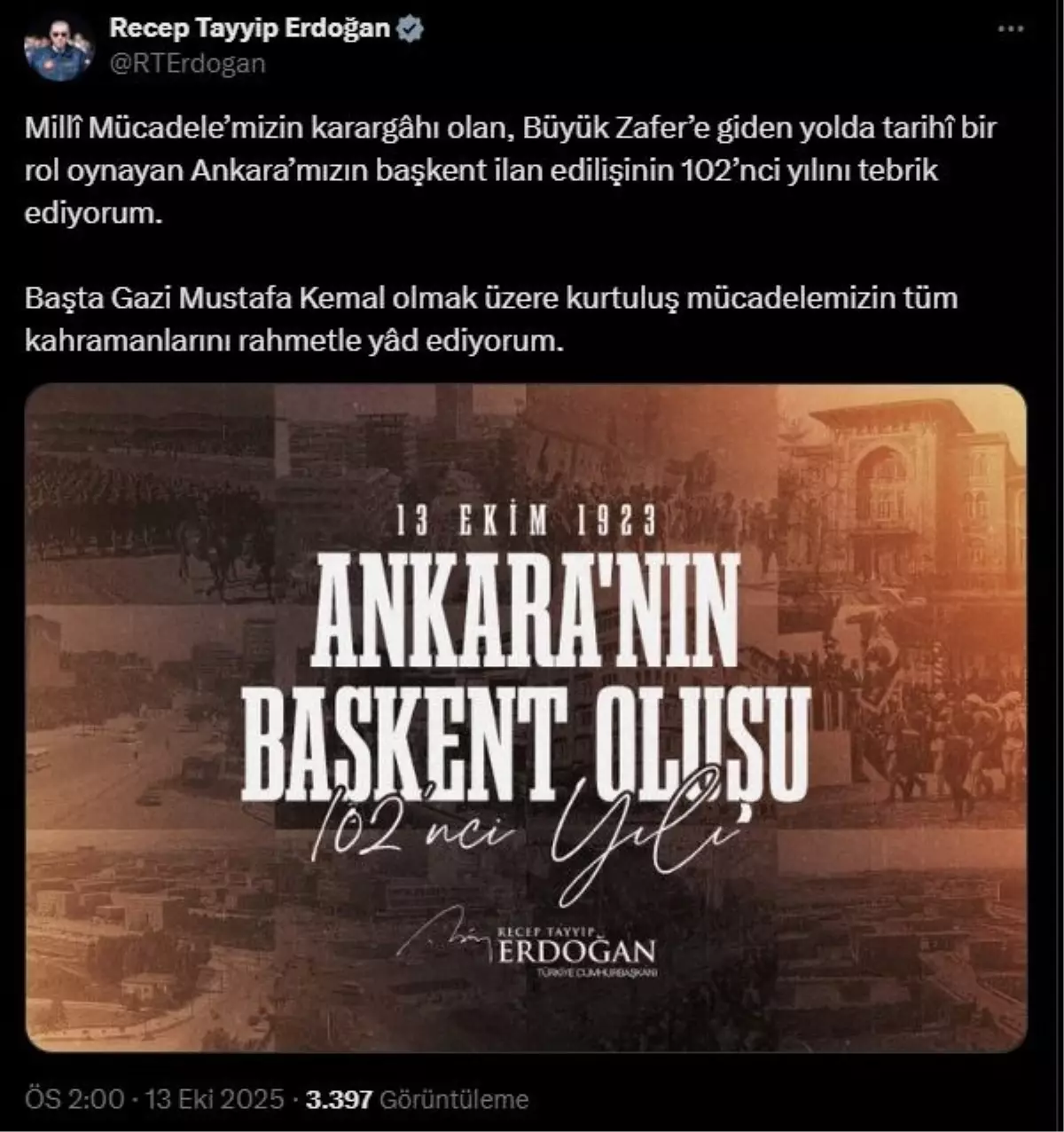 cumhurbaskani erdogan ankaranin baskent ilan edilisinin 102 yilini kutladi w5cpy4ib.jpg