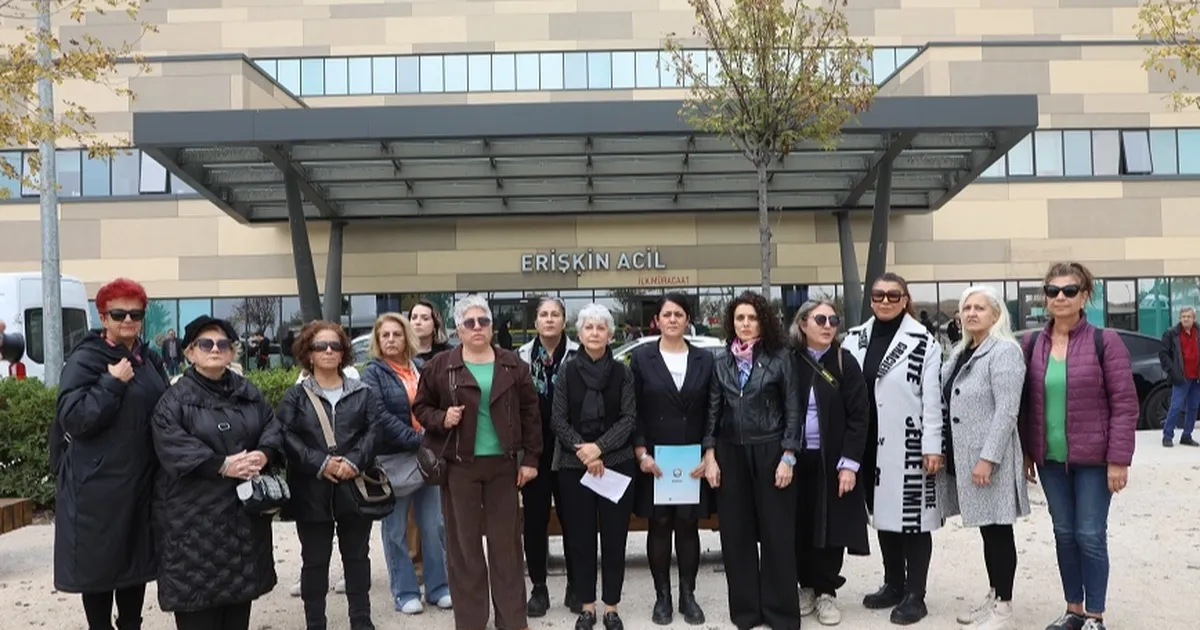 mudanyali kadinlar bursa sehir hastanesi onunden kadina siddete dur dedi NZ81AKKB.webp