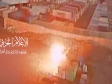 Irak İslami Direnişinin ABD Üssüne Yönelik Saldırı Görüntüleri Ortaya Çıktı