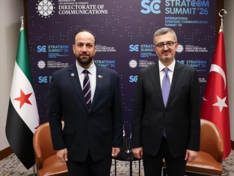 Duran, Suriye Enformasyon Bakanı ile Görüştü