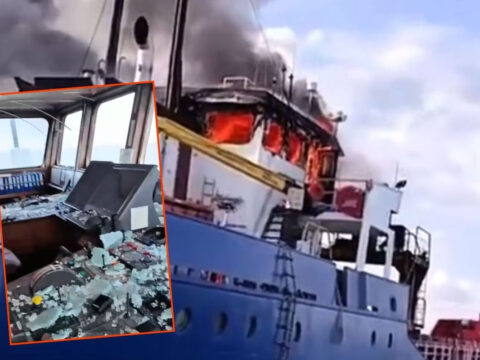 Rusya sulina limaninda turk sirkete ait gemiyi ukrayna da hazar denizinde iranin ticaret gemisini z2D7Ddyg