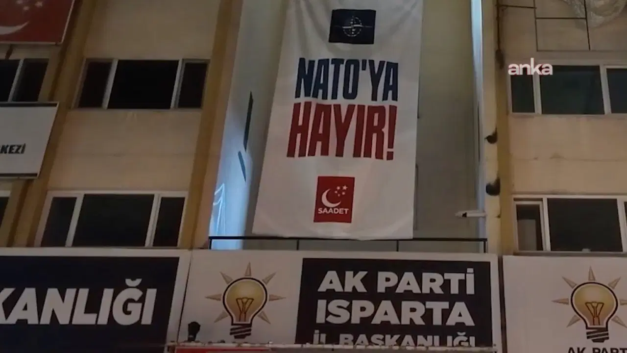 Saadet partisi natoya hayir pankartina verilen para cezasina itiraz edecek mIiBafEe